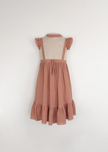 Load image into Gallery viewer, Mod.30.2 Organic coral dress with baby-style collar
