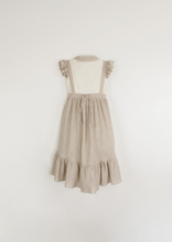 Load image into Gallery viewer, Mod.30.4 Organic sand dress with baby-style collar
