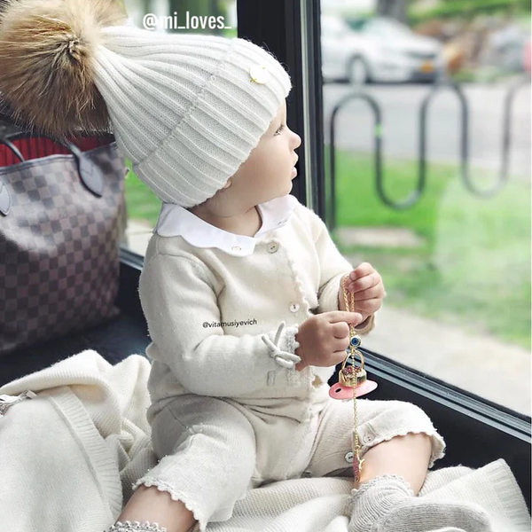 MILOVES SIGNATURE Cashmere Kids hat