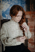 Load image into Gallery viewer, Floral Linen Blouse Giulia
