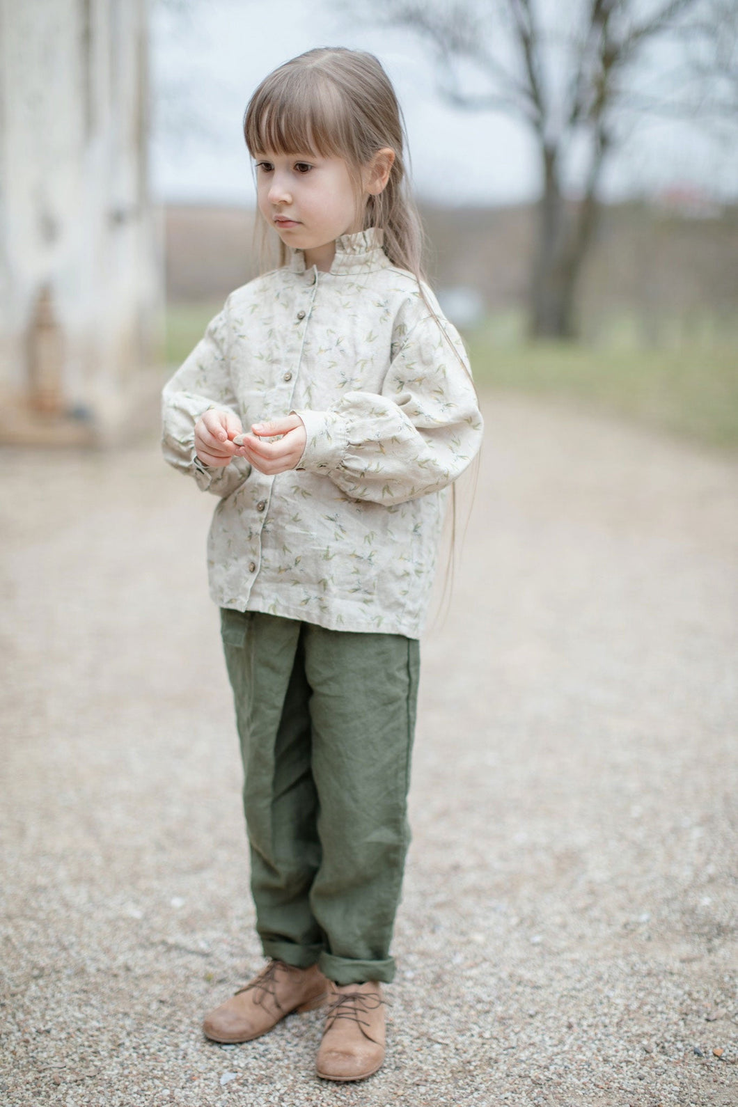 Linen Pants Mollie for Girls