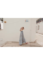 Load image into Gallery viewer, DRESS MARCELINA-BLUE INDIAN BLOOM
